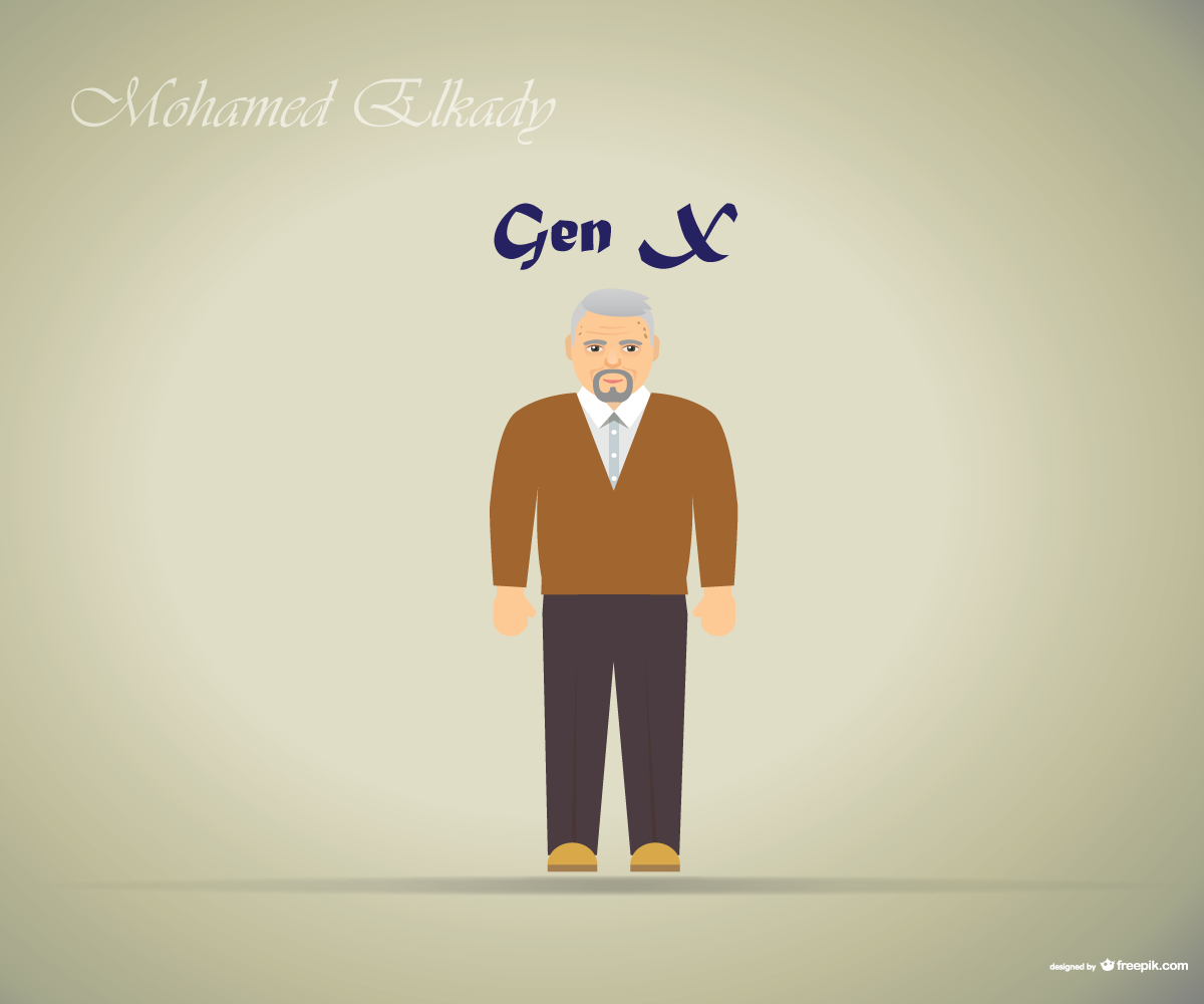 السوشيال ميديا مع الGen-X من الأجيال الأربعة